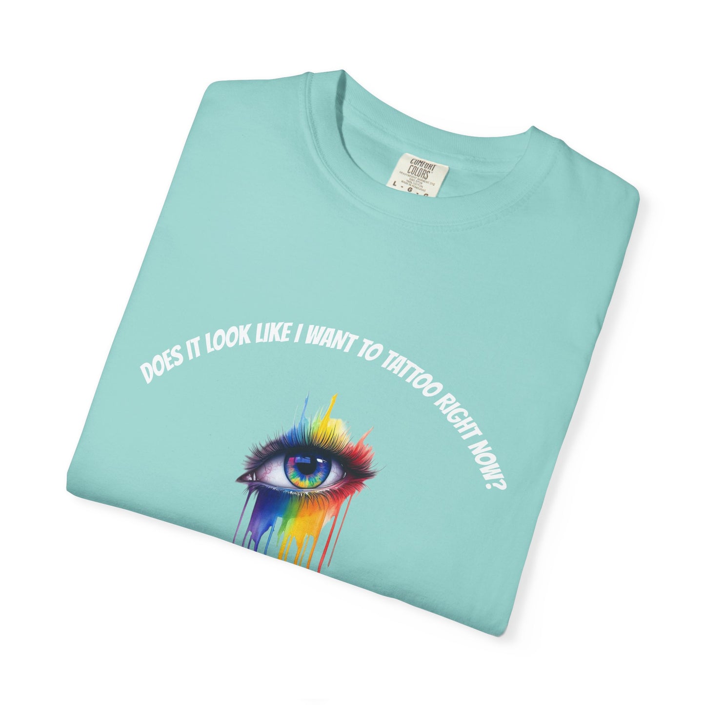 Vibrant Eye Art T-Shirt | Unisex Garment-Dyed Tee, Artistic Apparel, Colorful Fashion, Unique Gift, Everyday Wear
