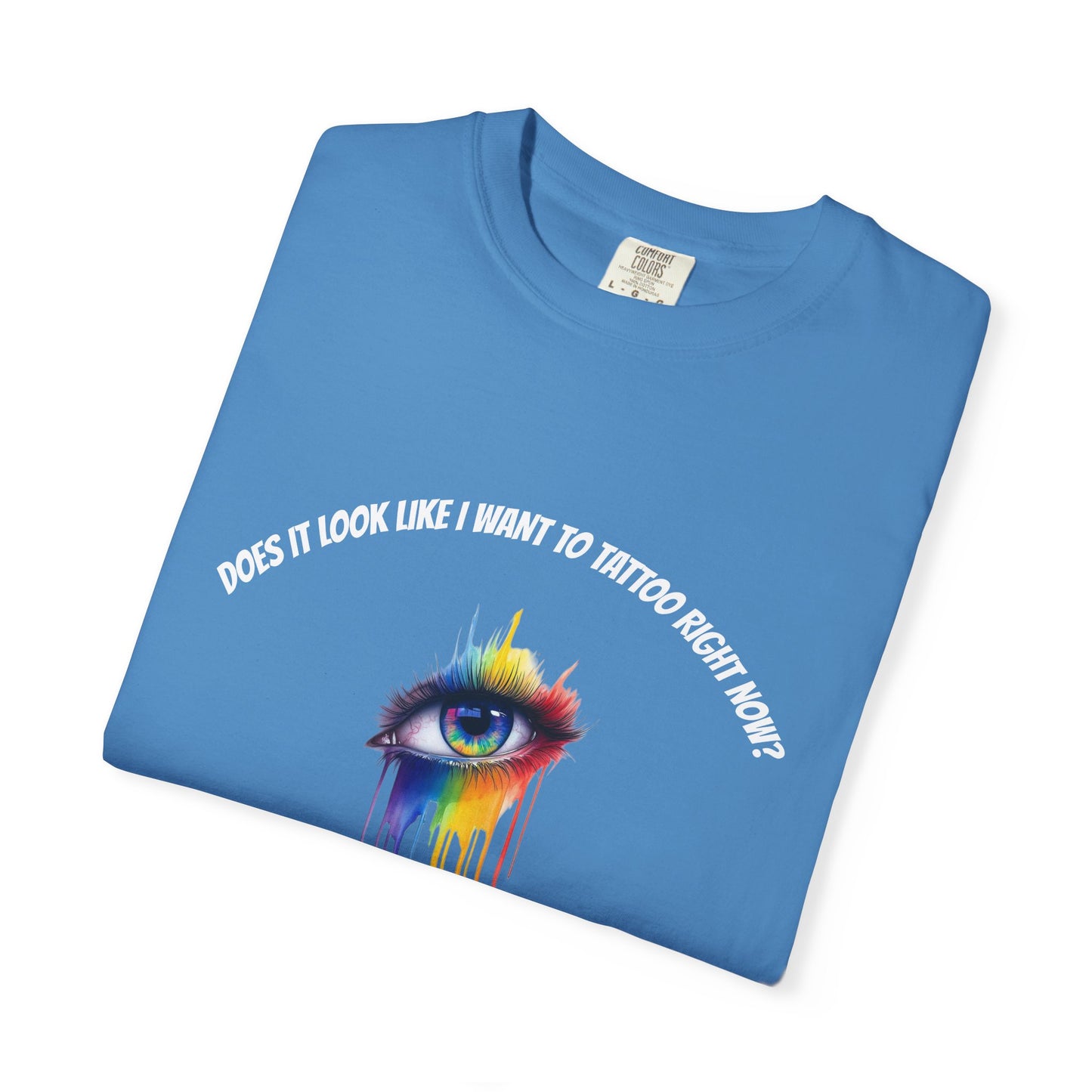Vibrant Eye Art T-Shirt | Unisex Garment-Dyed Tee, Artistic Apparel, Colorful Fashion, Unique Gift, Everyday Wear