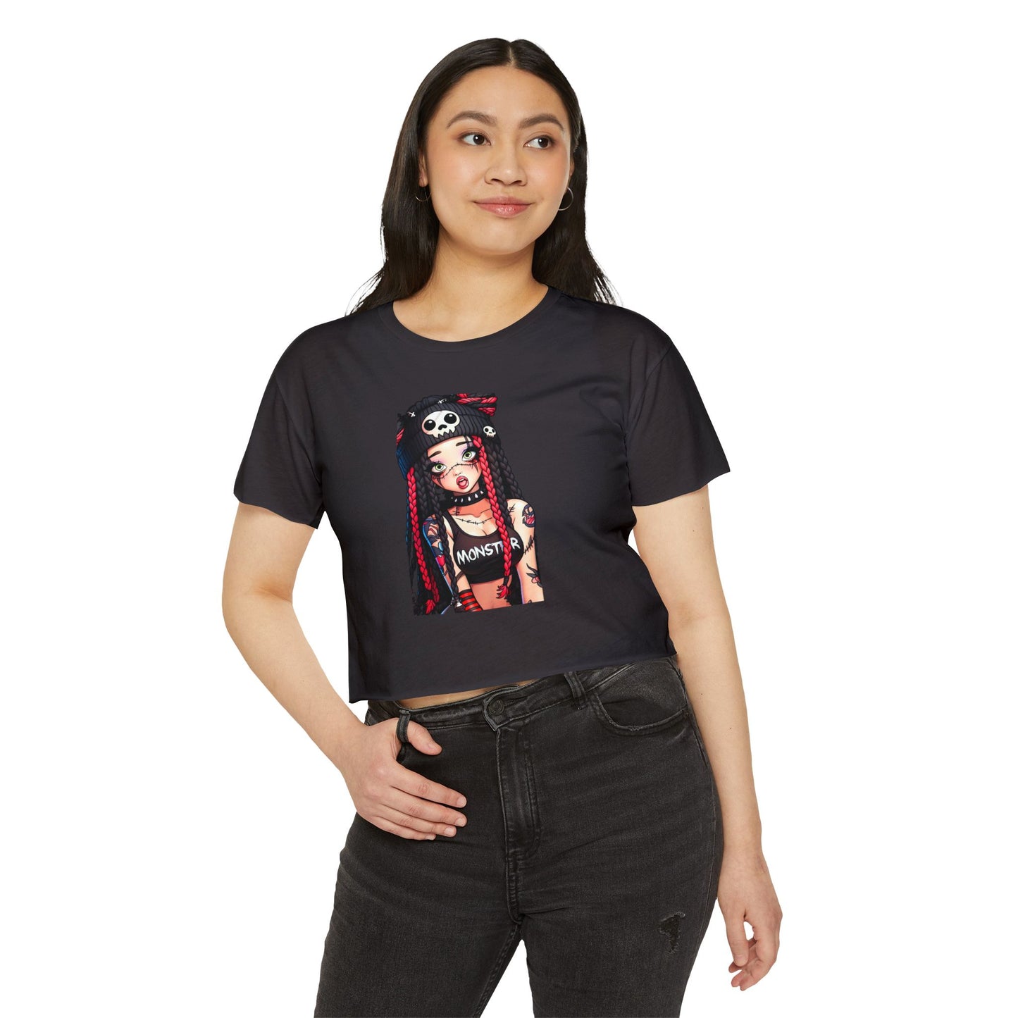 Vibrant Women's Festival Crop Top - Statement Tee for Music Lovers, Perfect for Summer Events, Concerts, Parties, Casual Outings
