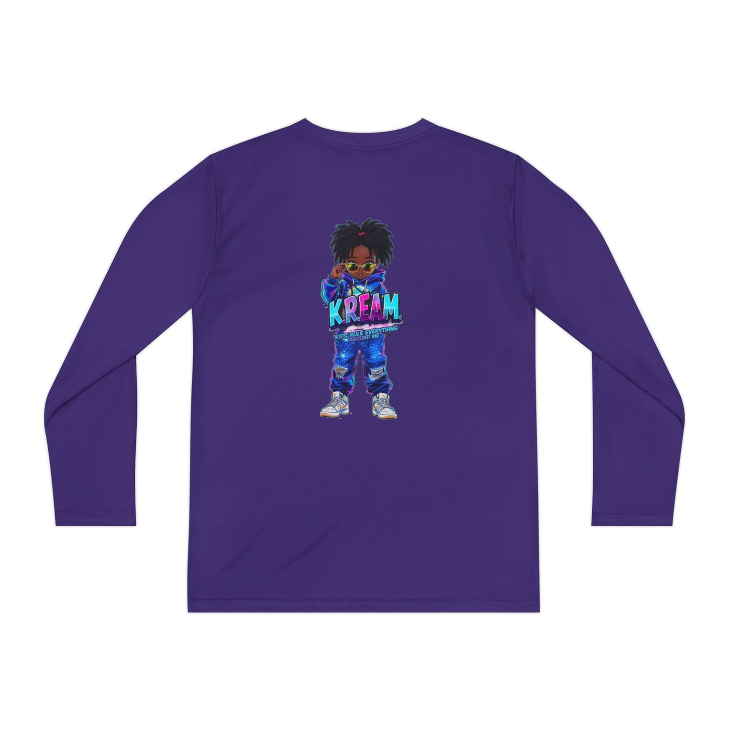 Youth Long Sleeve Tee for Trendy Kids, Cool Graphic Tee, Perfect for Birthdays, Playdates, School Events, Unique Gift Idea