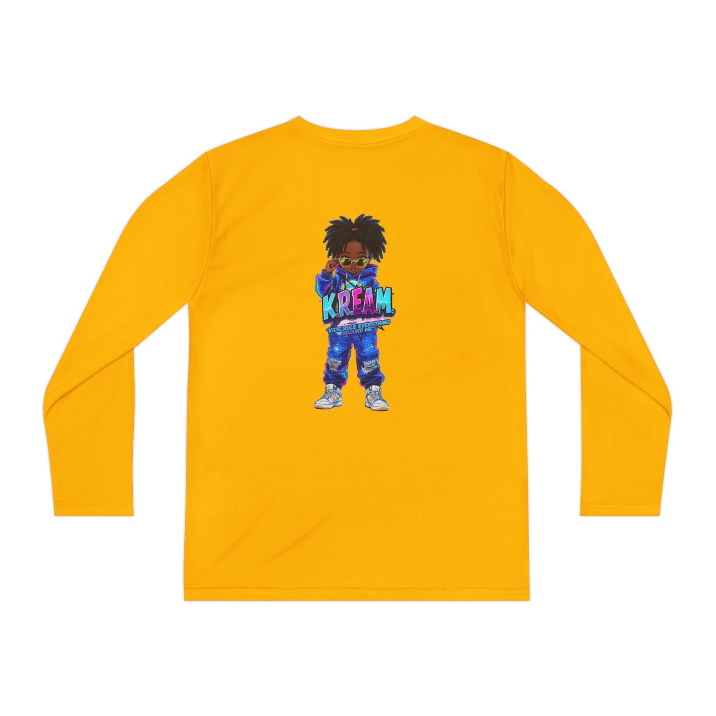 Youth Long Sleeve Tee for Trendy Kids, Cool Graphic Tee, Perfect for Birthdays, Playdates, School Events, Unique Gift Idea