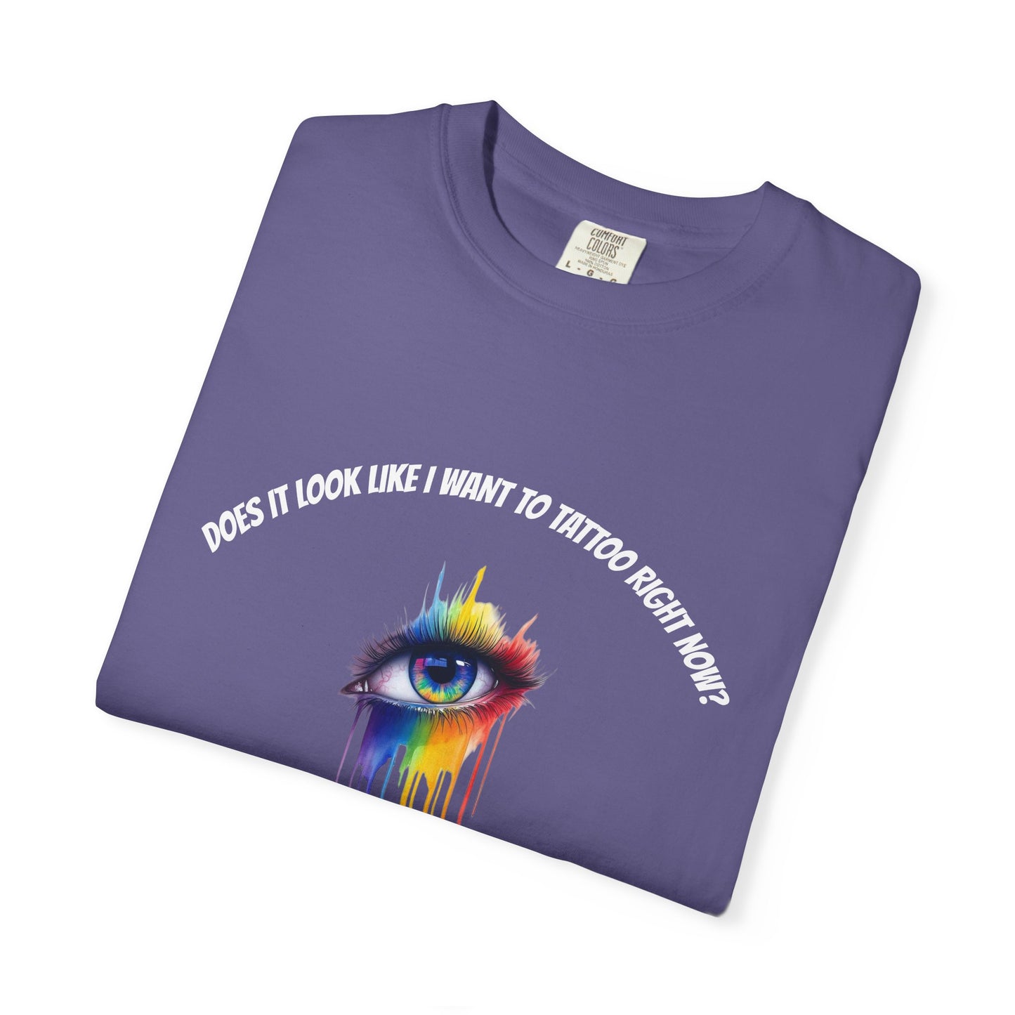 Vibrant Eye Art T-Shirt | Unisex Garment-Dyed Tee, Artistic Apparel, Colorful Fashion, Unique Gift, Everyday Wear