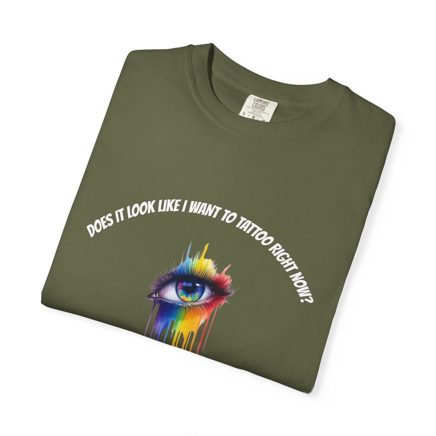 Vibrant Eye Art T-Shirt | Unisex Garment-Dyed Tee, Artistic Apparel, Colorful Fashion, Unique Gift, Everyday Wear