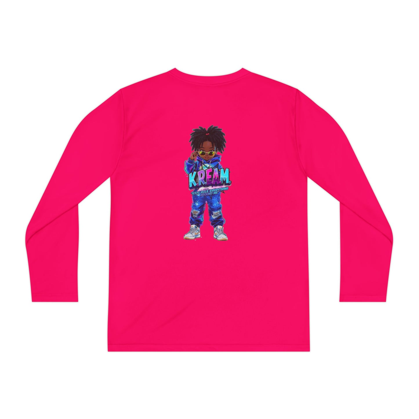 Youth Long Sleeve Tee for Trendy Kids, Cool Graphic Tee, Perfect for Birthdays, Playdates, School Events, Unique Gift Idea