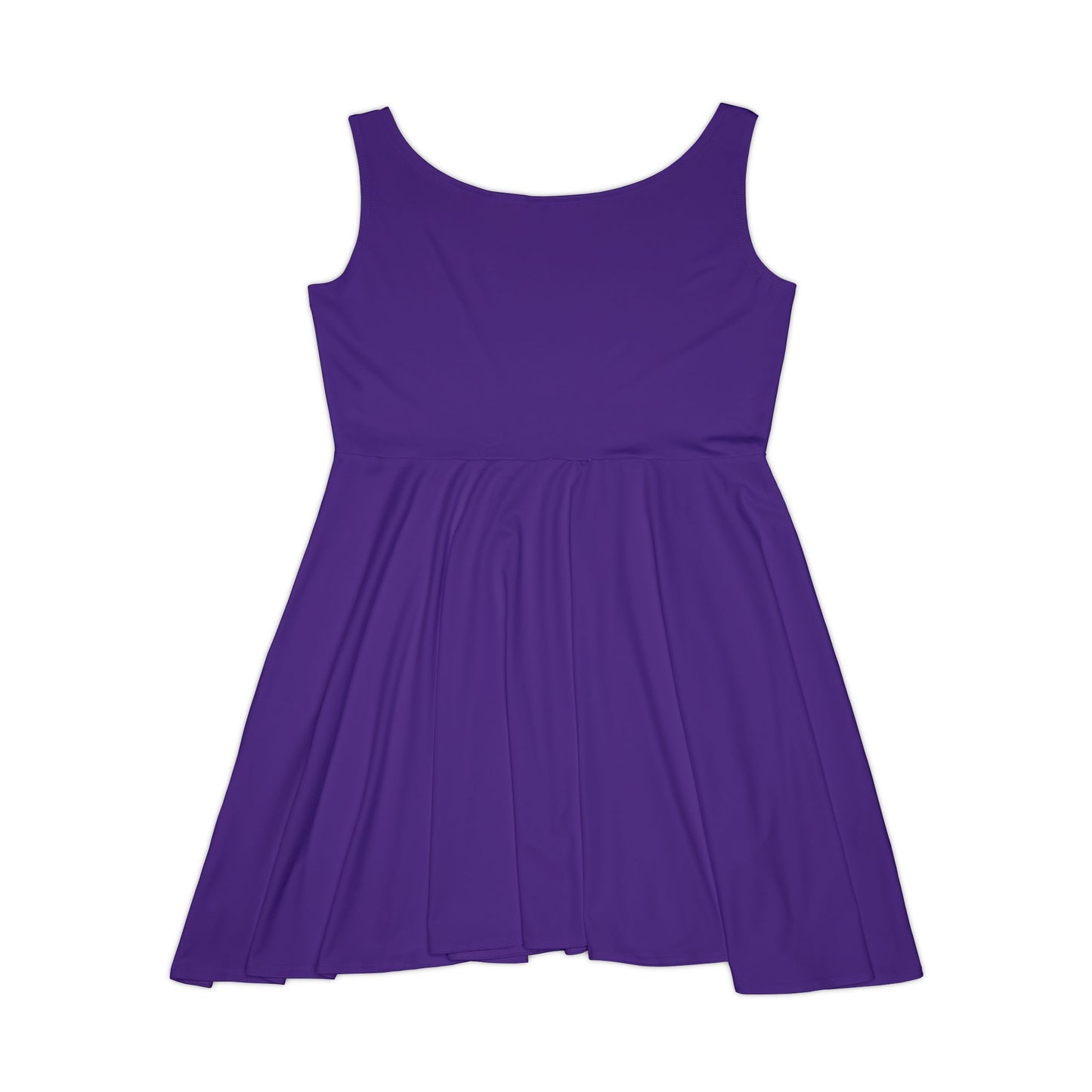 Empowerment Purple Skater Dress - Perfect for Boss Ladies, Casual Outings, Spring Events, Birthday Gifts, or Celebrations