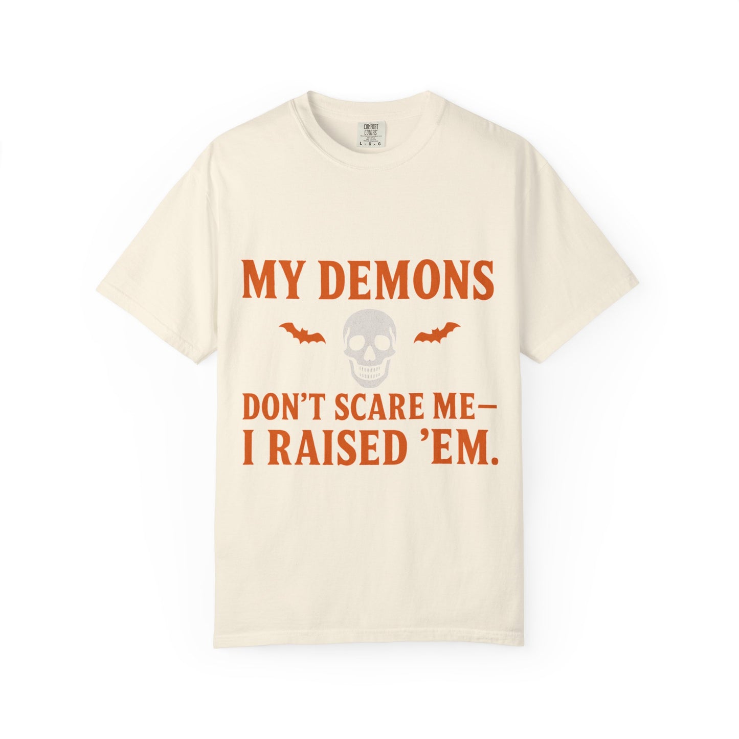 Halloween Themed Unisex T-Shirt with Bats and Humor