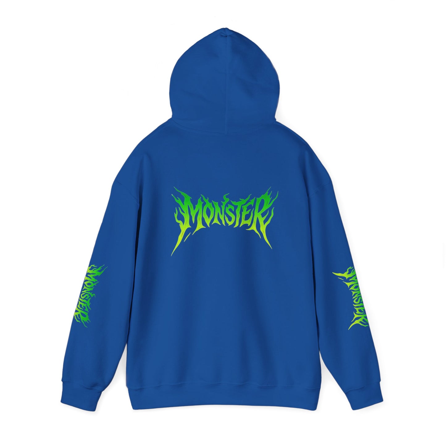 Monster Vibe Unisex Hooded Sweatshirt, Streetwear, Casual Hoodie, Graphic Sweatshirt, Cool Gift, Halloween Apparel, Everyday Wear