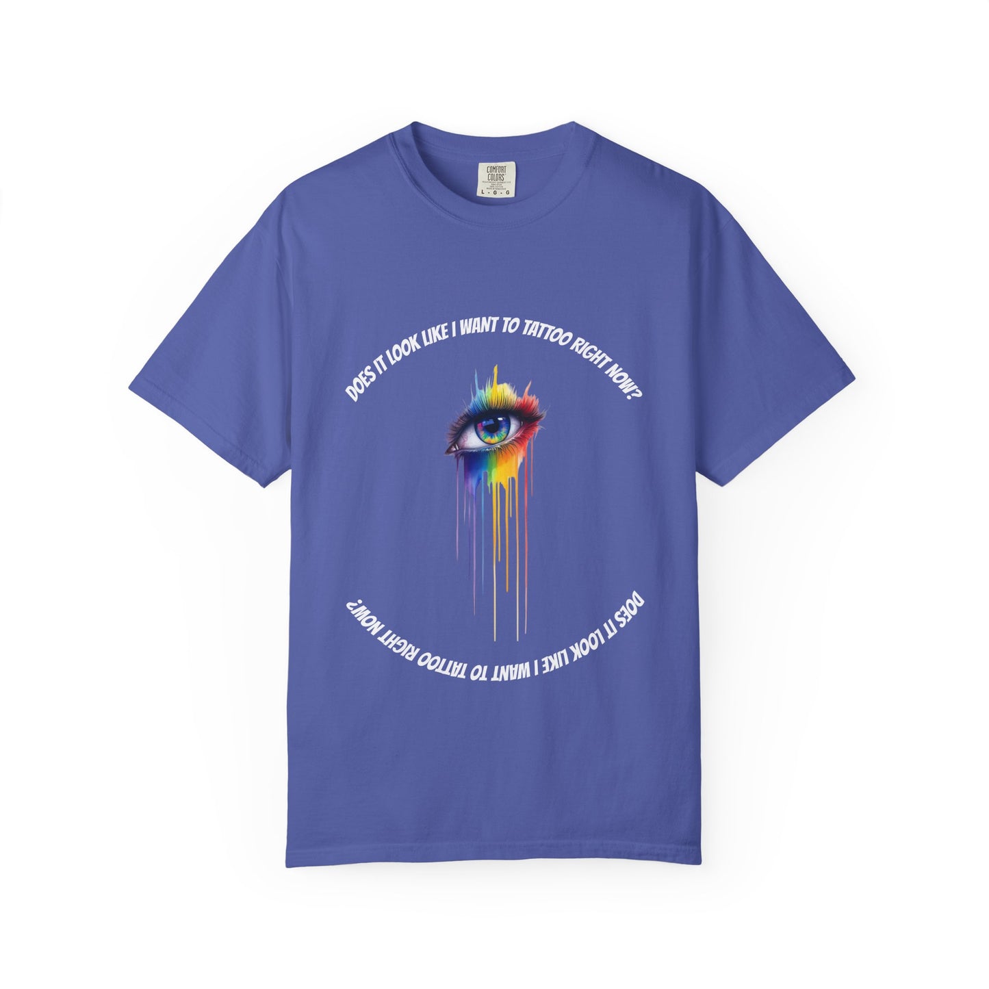 Vibrant Eye Art T-Shirt | Unisex Garment-Dyed Tee, Artistic Apparel, Colorful Fashion, Unique Gift, Everyday Wear
