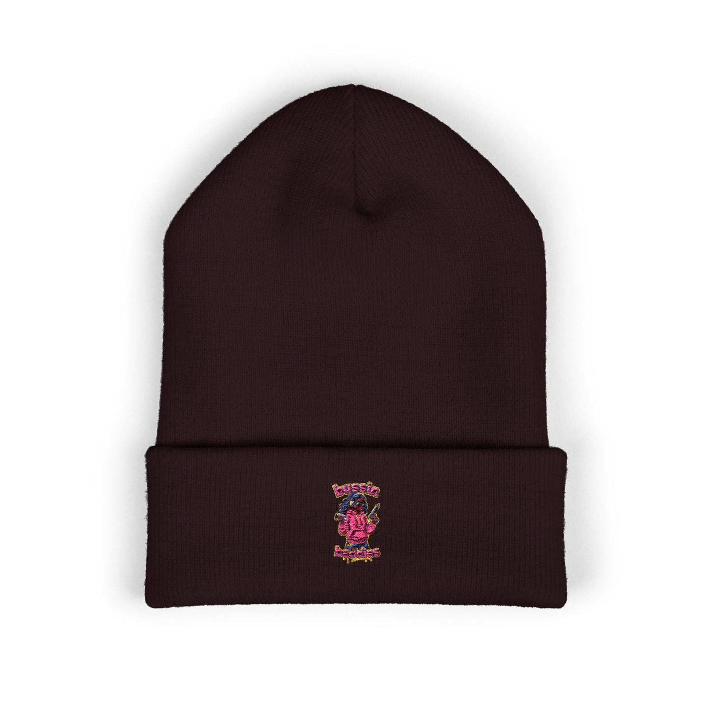 Stylish Cuffed Beanie - Embroidered Cozy Hat, Winter Accessory, Gifts for Her, Unisex Beanie, Perfect for Cold Days