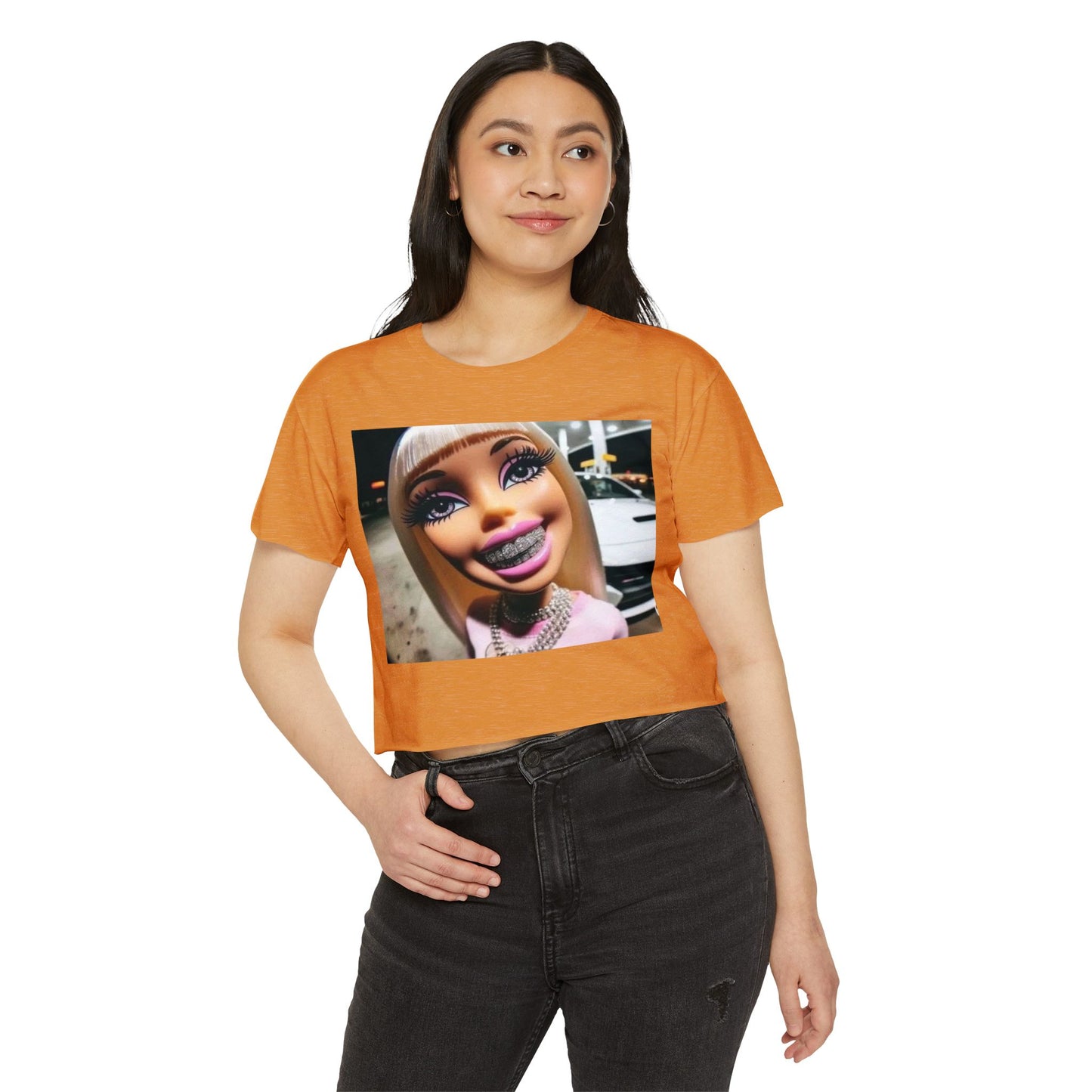 Trendy Women's Festival Crop Top, Cute Party Shirt, Summer Vibes Tee, Casual Summer Fashion, Festival Style Clothing