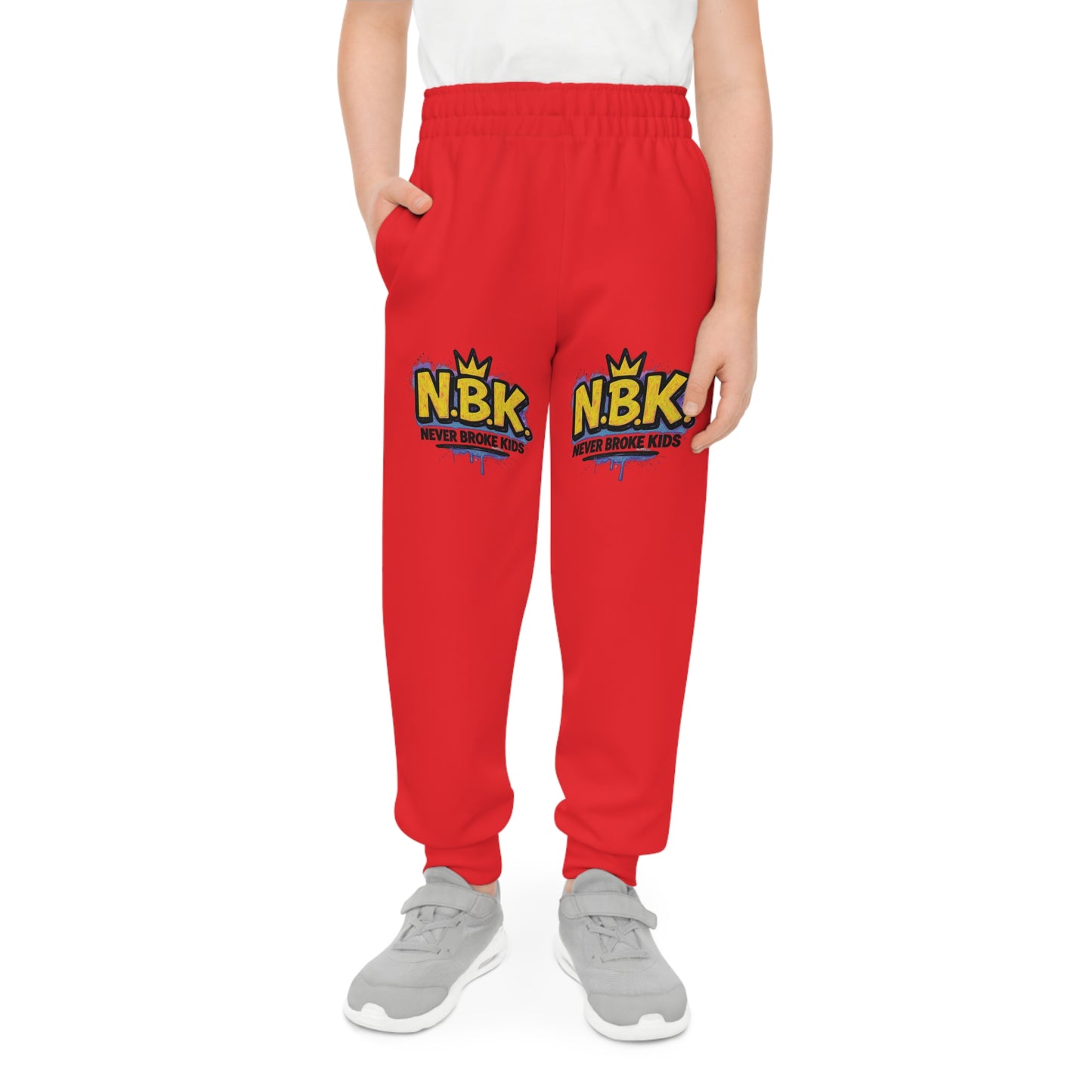 Youth Joggers with Graffiti Print, Comfortable Activewear for Kids, Trendy Pants for Play and Sports, Great for Gifts and Everyday Wear