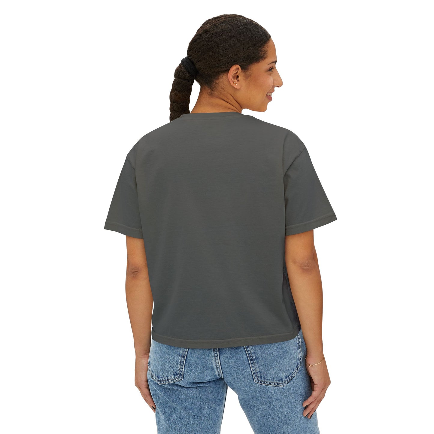Empowered CEO Women's Boxy Tee, Casual Outfit, Gift for Graduates, Entrepreneur Shirt, Business Apparel, Motivational Top