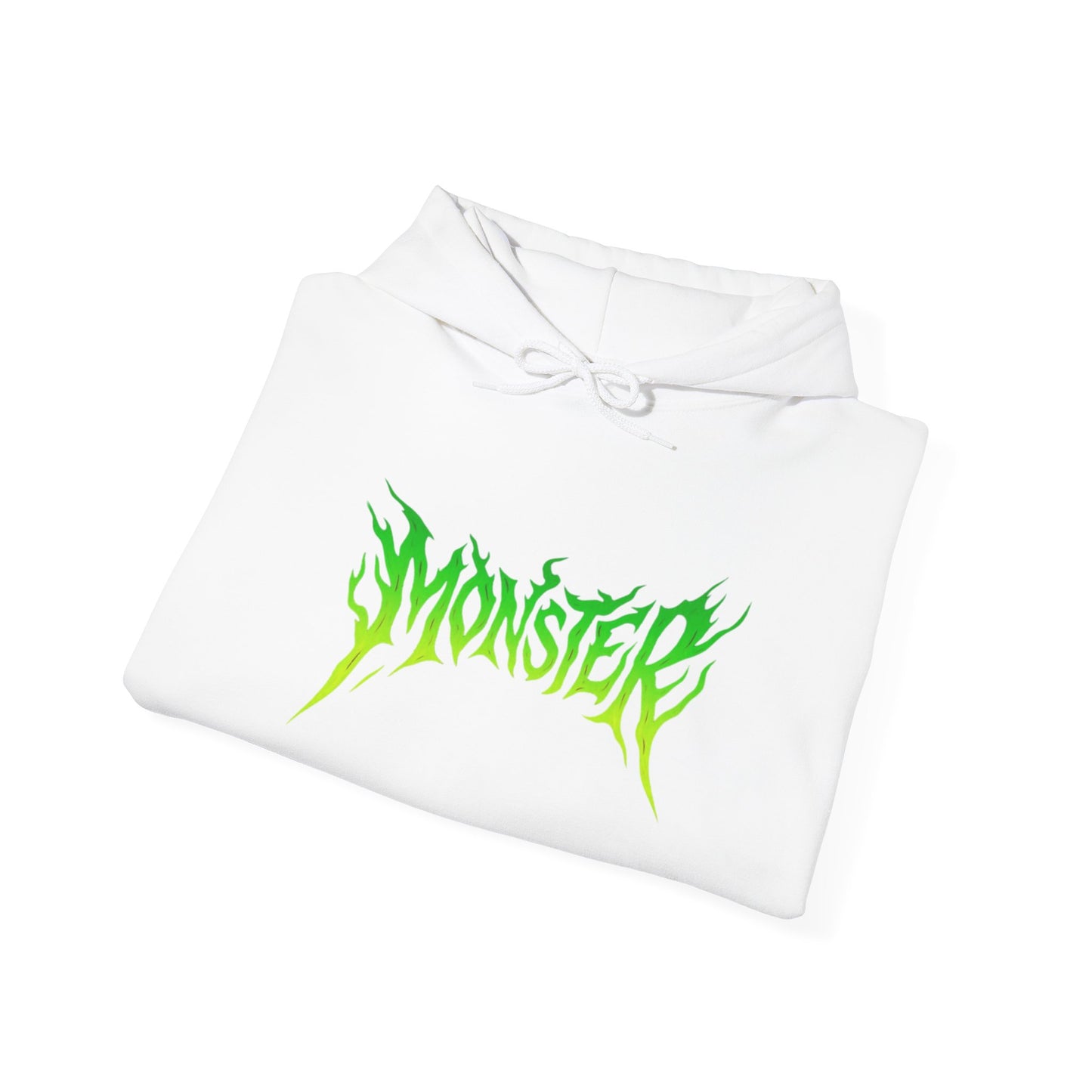 Monster Vibe Unisex Hooded Sweatshirt, Streetwear, Casual Hoodie, Graphic Sweatshirt, Cool Gift, Halloween Apparel, Everyday Wear