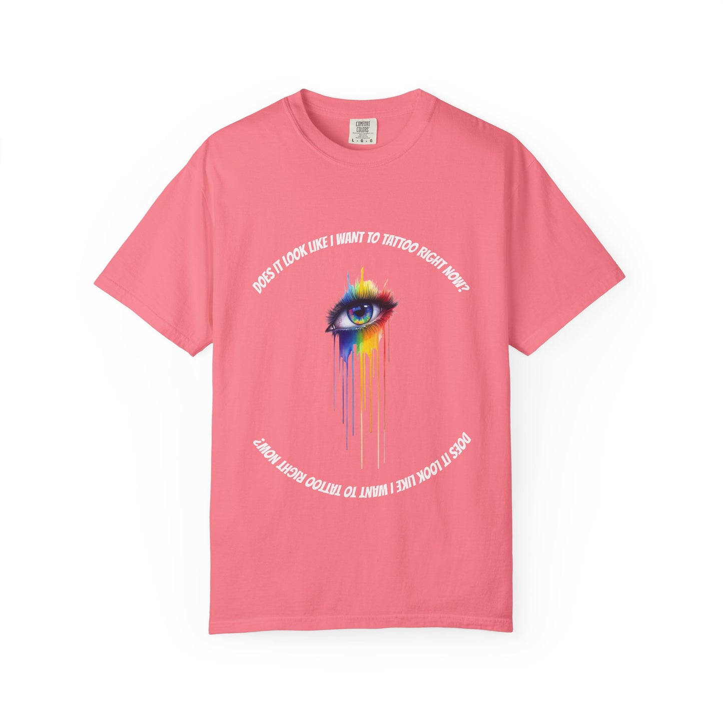 Vibrant Eye Art T-Shirt | Unisex Garment-Dyed Tee, Artistic Apparel, Colorful Fashion, Unique Gift, Everyday Wear