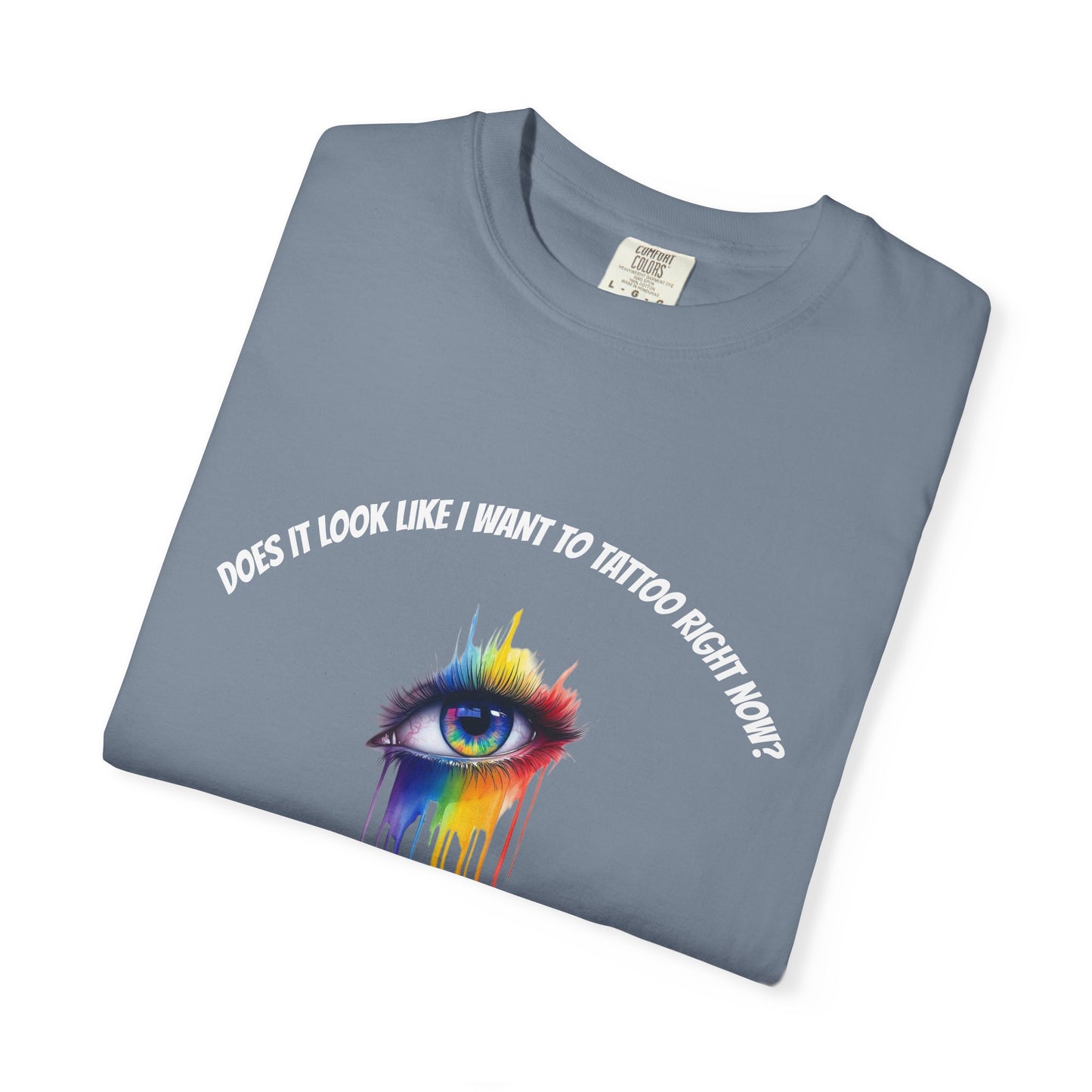 Vibrant Eye Art T-Shirt | Unisex Garment-Dyed Tee, Artistic Apparel, Colorful Fashion, Unique Gift, Everyday Wear