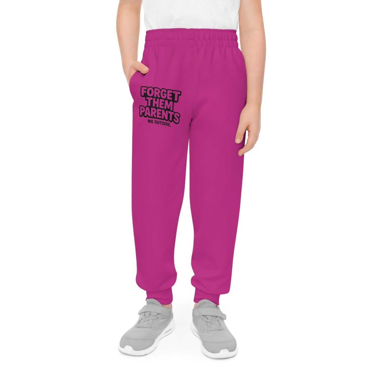 Youth Joggers with Fun Parental Sayings, Trendy Activewear for Kids, Perfect for Gifts, School, Casual Wear, and Family Outings