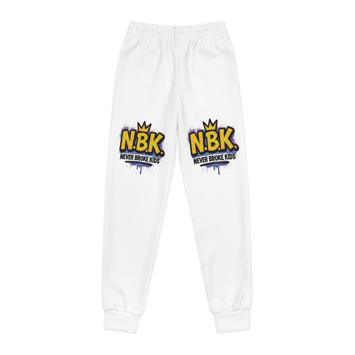 Youth Joggers - NBK Never Broke Kids | Trendy Activewear for Boys & Girls, Comfy Lounge Pants for Kids, Sportswear for Play and Chill