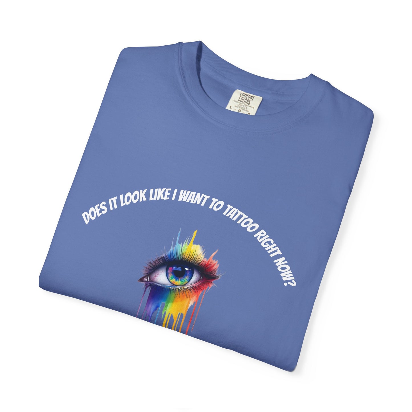 Vibrant Eye Art T-Shirt | Unisex Garment-Dyed Tee, Artistic Apparel, Colorful Fashion, Unique Gift, Everyday Wear