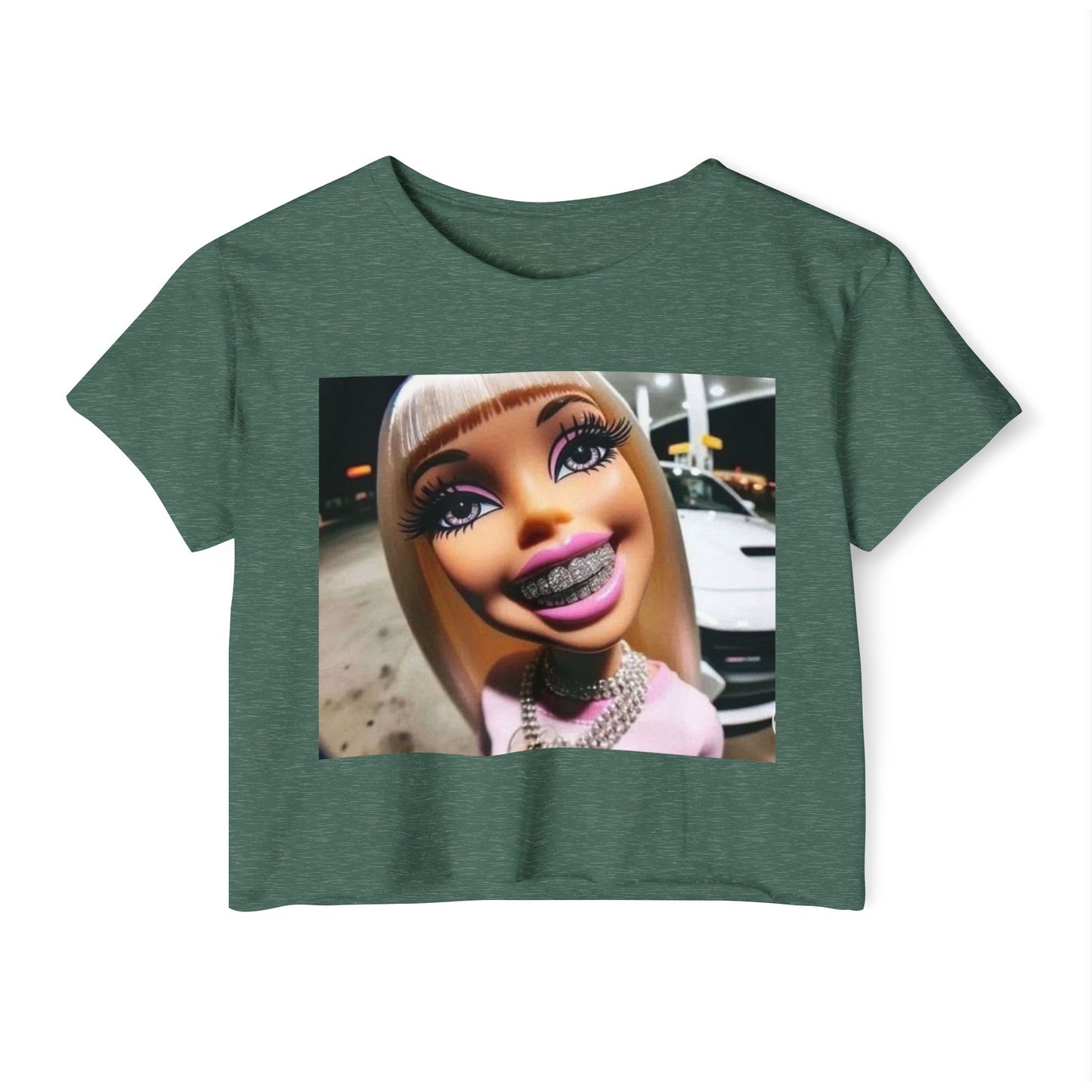 Trendy Women's Festival Crop Top, Cute Party Shirt, Summer Vibes Tee, Casual Summer Fashion, Festival Style Clothing