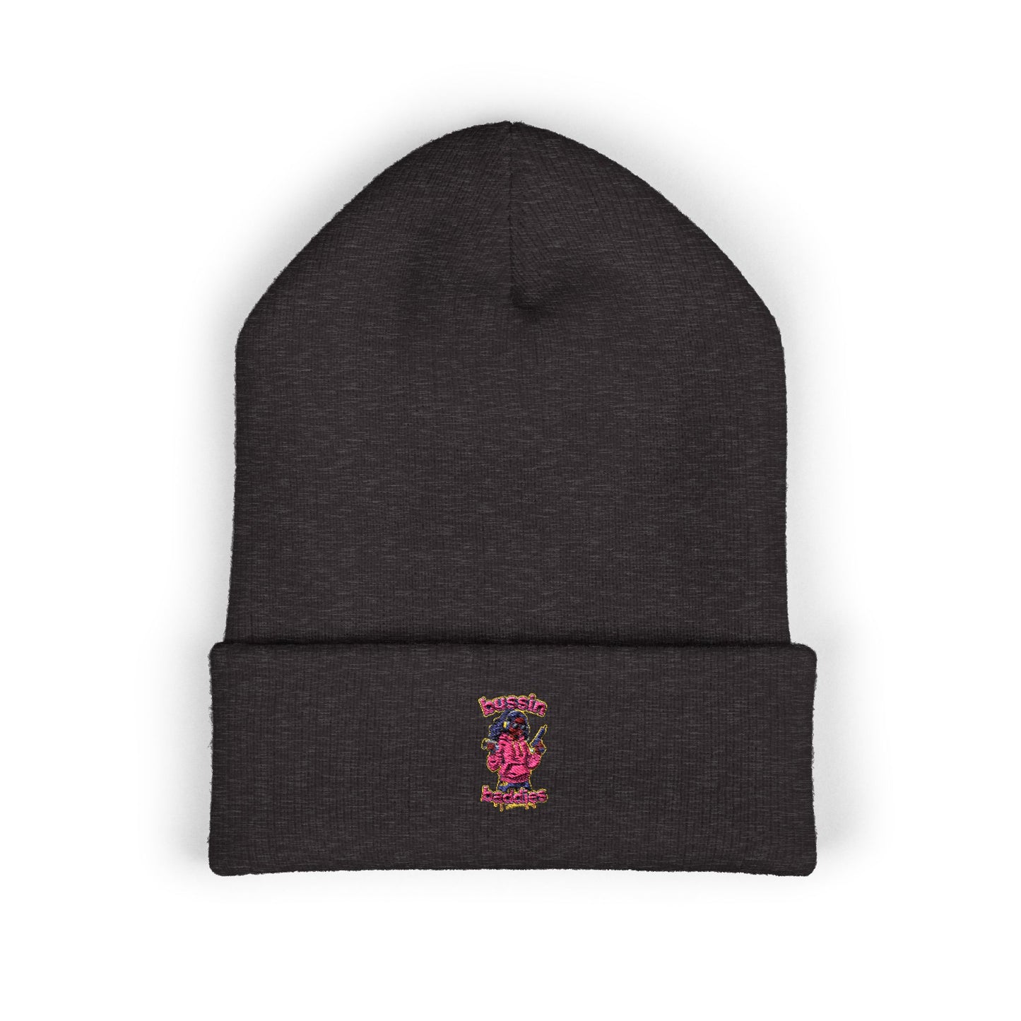 Stylish Cuffed Beanie - Embroidered Cozy Hat, Winter Accessory, Gifts for Her, Unisex Beanie, Perfect for Cold Days