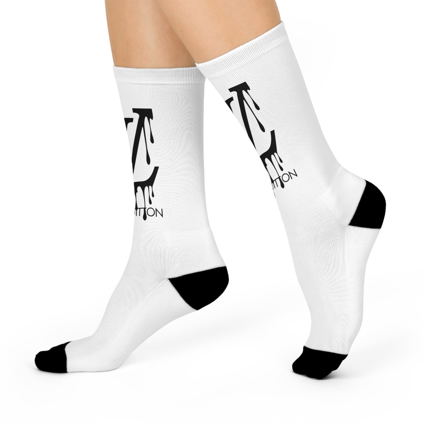 Stylish Cushioned Crew Socks, Trendy Fashion Socks for Comfort, Unique Gift for Fashion Lovers, Streetwear Accessories, Cozy Home Wear