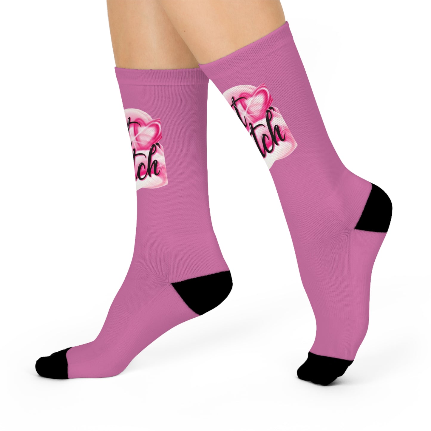 "THAT BITCH" Sassy Cushioned Crew Socks - Fun Gift for Her, Birthday, Friendship, Casual Wear, Stylish Sock Gift