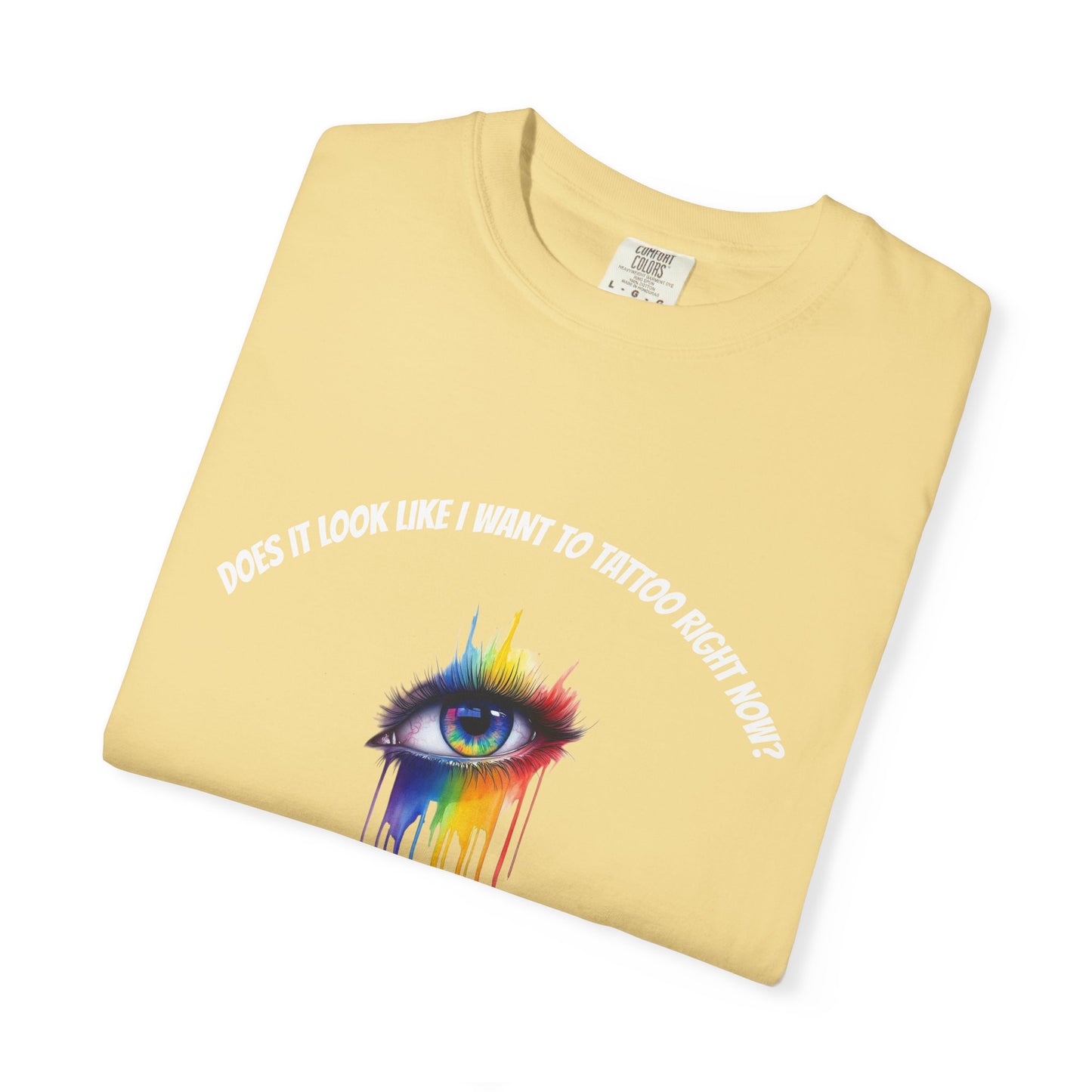 Vibrant Eye Art T-Shirt | Unisex Garment-Dyed Tee, Artistic Apparel, Colorful Fashion, Unique Gift, Everyday Wear