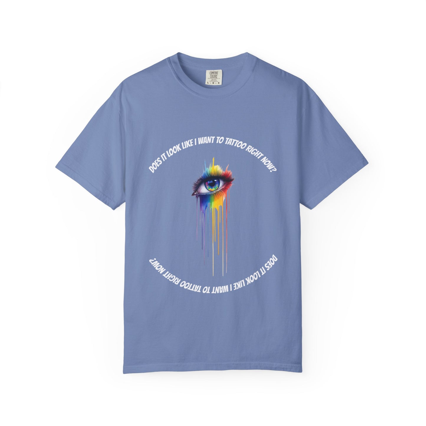 Vibrant Eye Art T-Shirt | Unisex Garment-Dyed Tee, Artistic Apparel, Colorful Fashion, Unique Gift, Everyday Wear