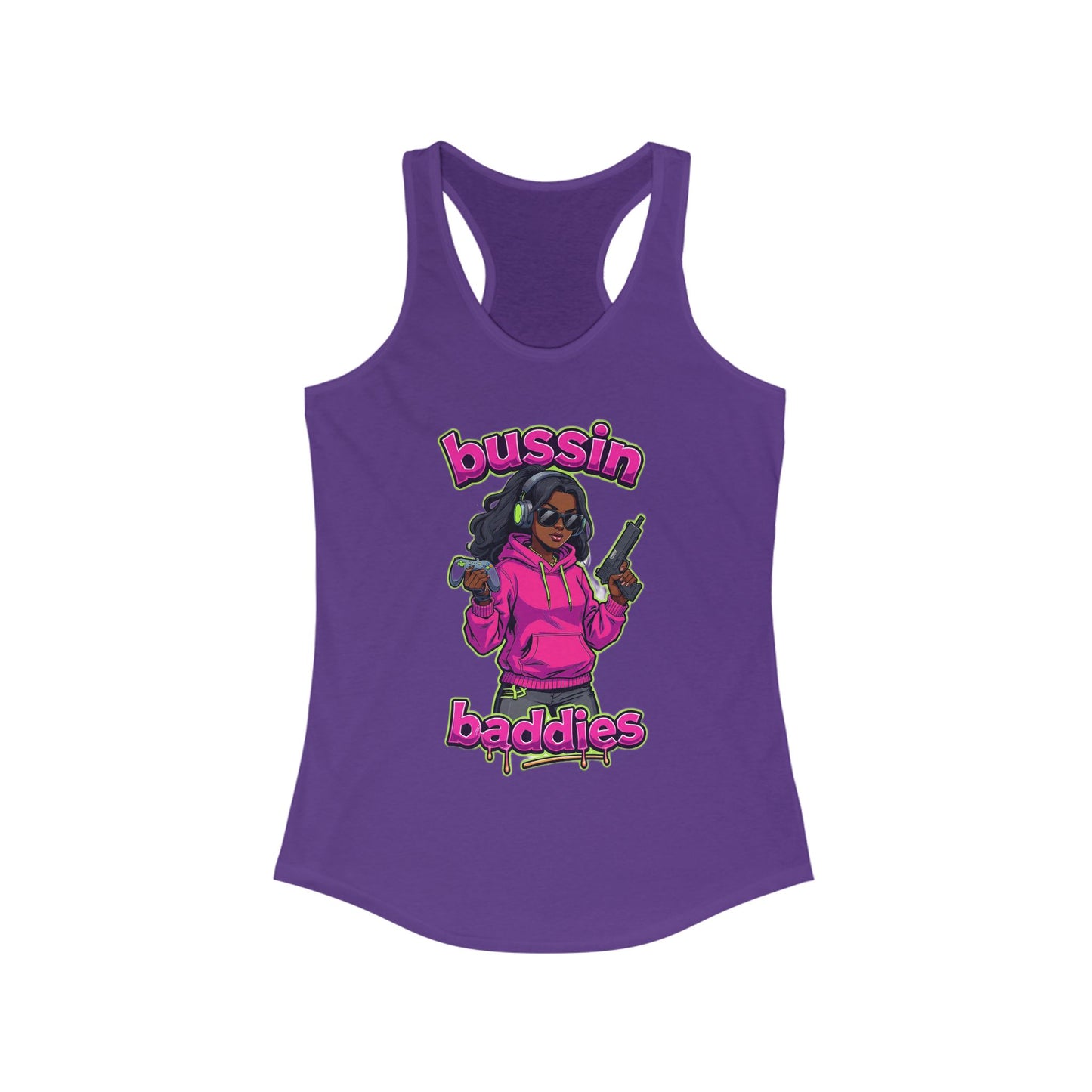 Bussin baddies Women's Ideal Racerback Tank