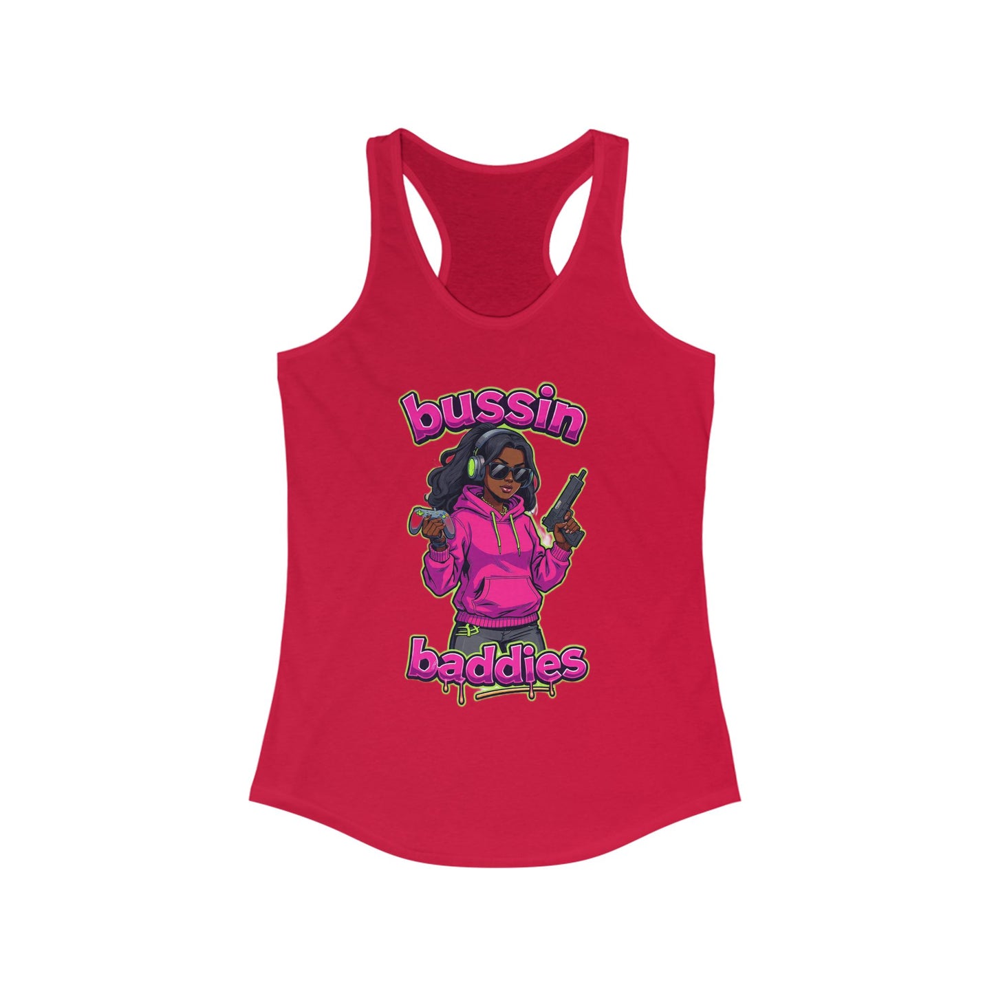 Bussin baddies Women's Ideal Racerback Tank
