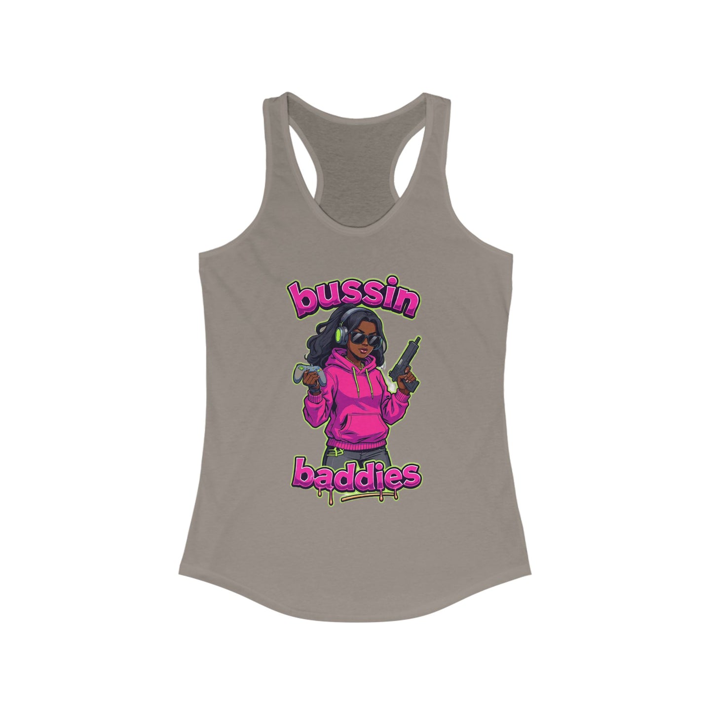 Bussin baddies Women's Ideal Racerback Tank