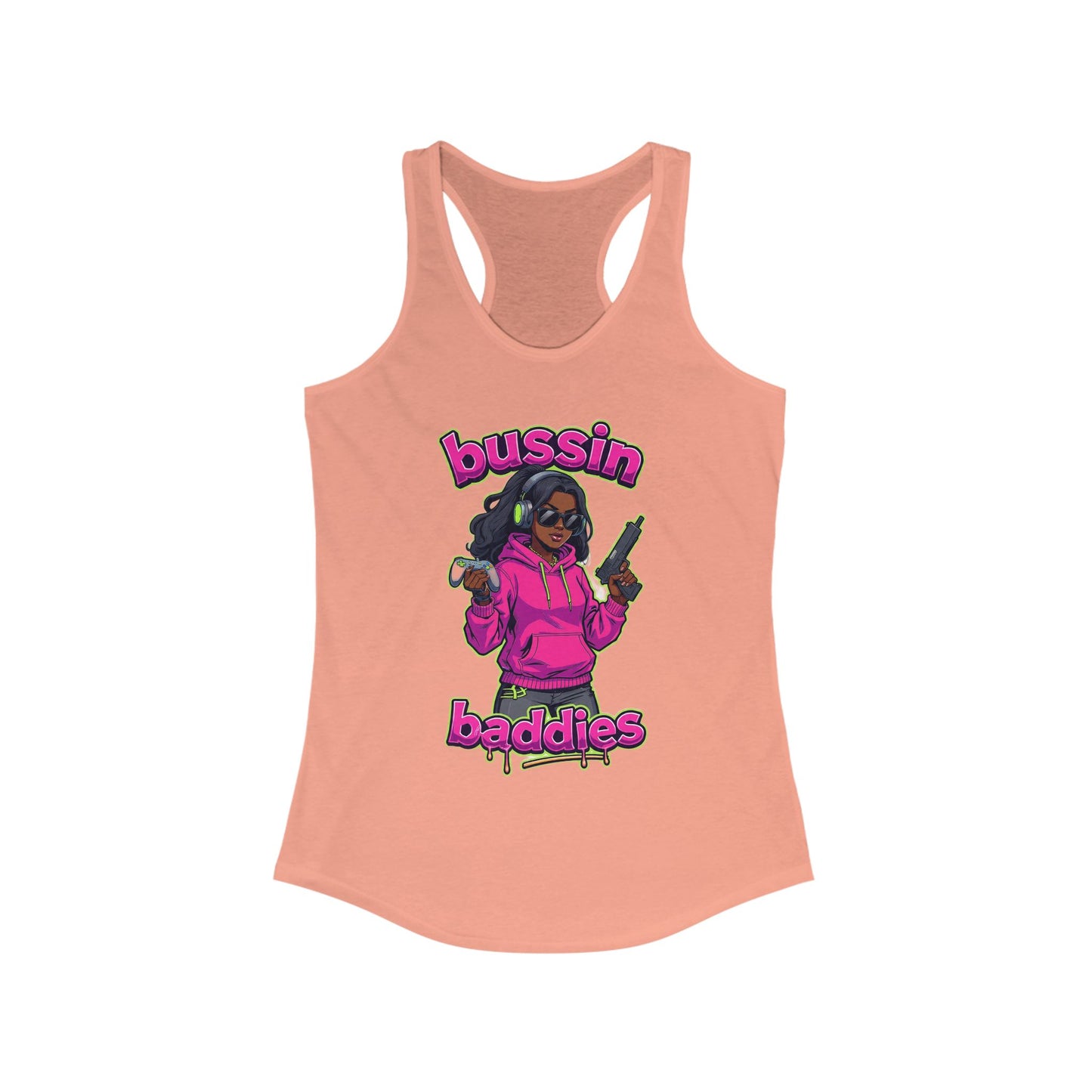Bussin baddies Women's Ideal Racerback Tank