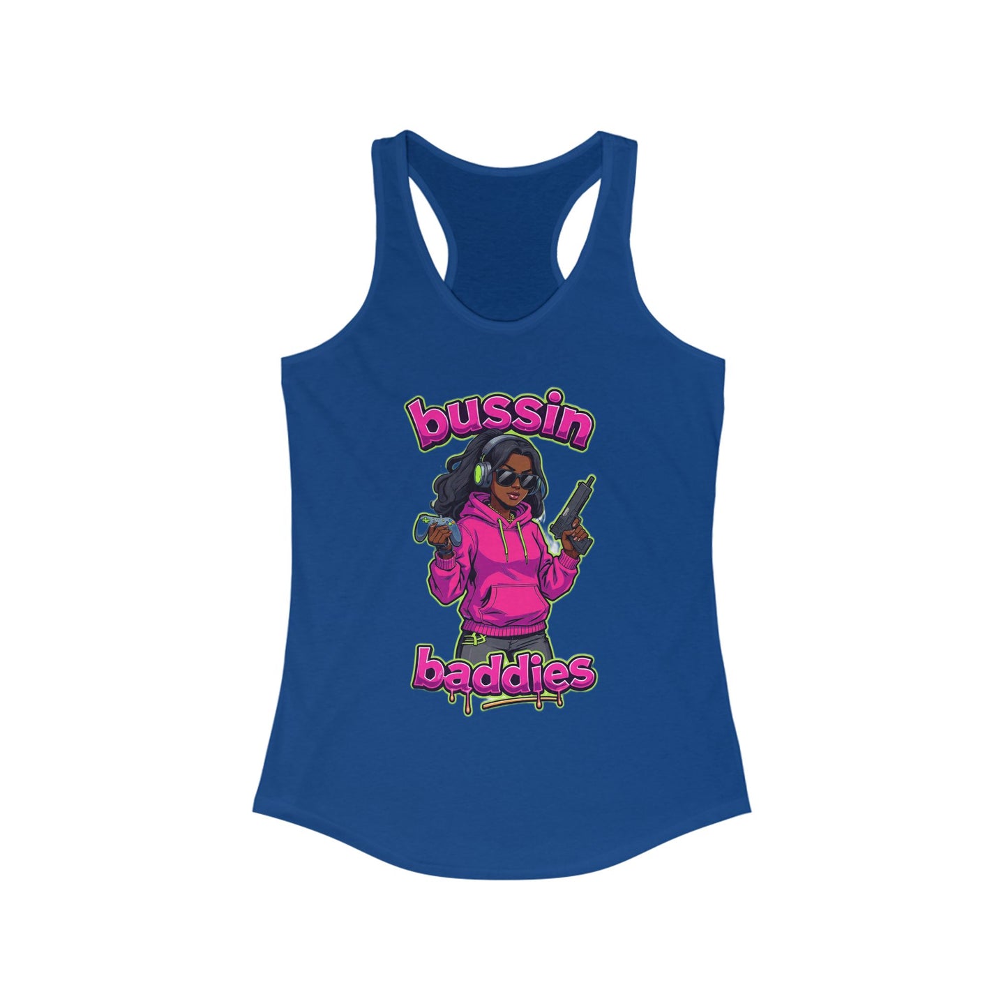 Bussin baddies Women's Ideal Racerback Tank