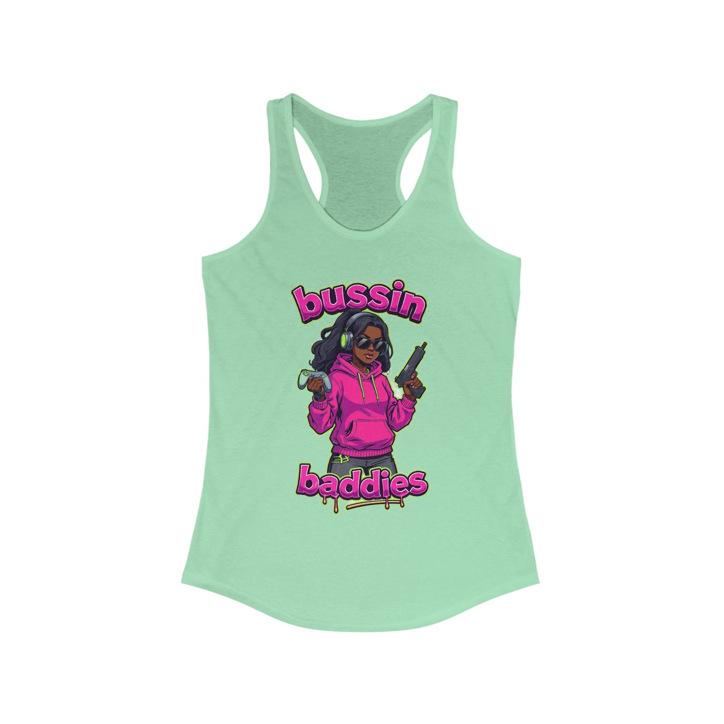 Bussin baddies Women's Ideal Racerback Tank
