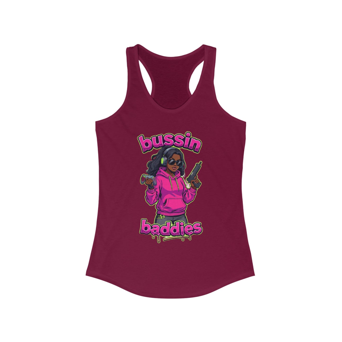 Bussin baddies Women's Ideal Racerback Tank