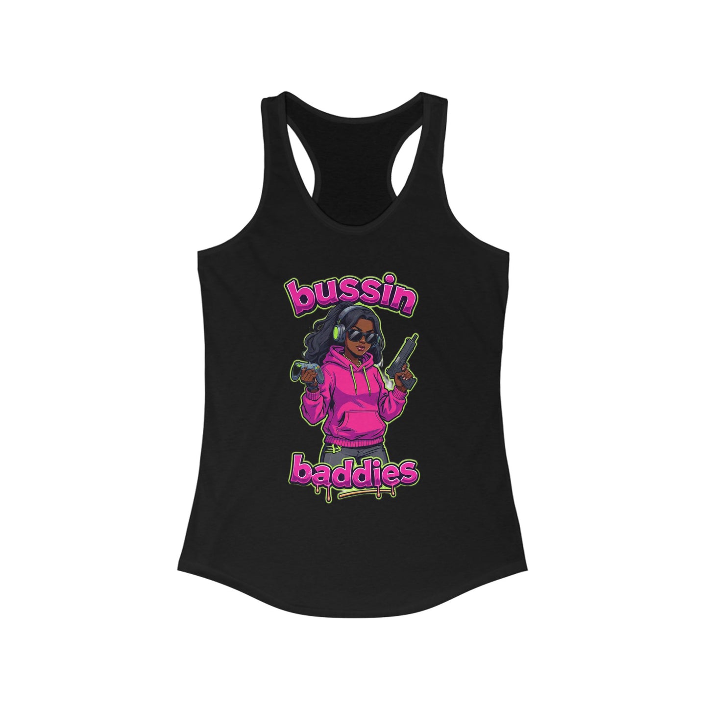 Bussin baddies Women's Ideal Racerback Tank
