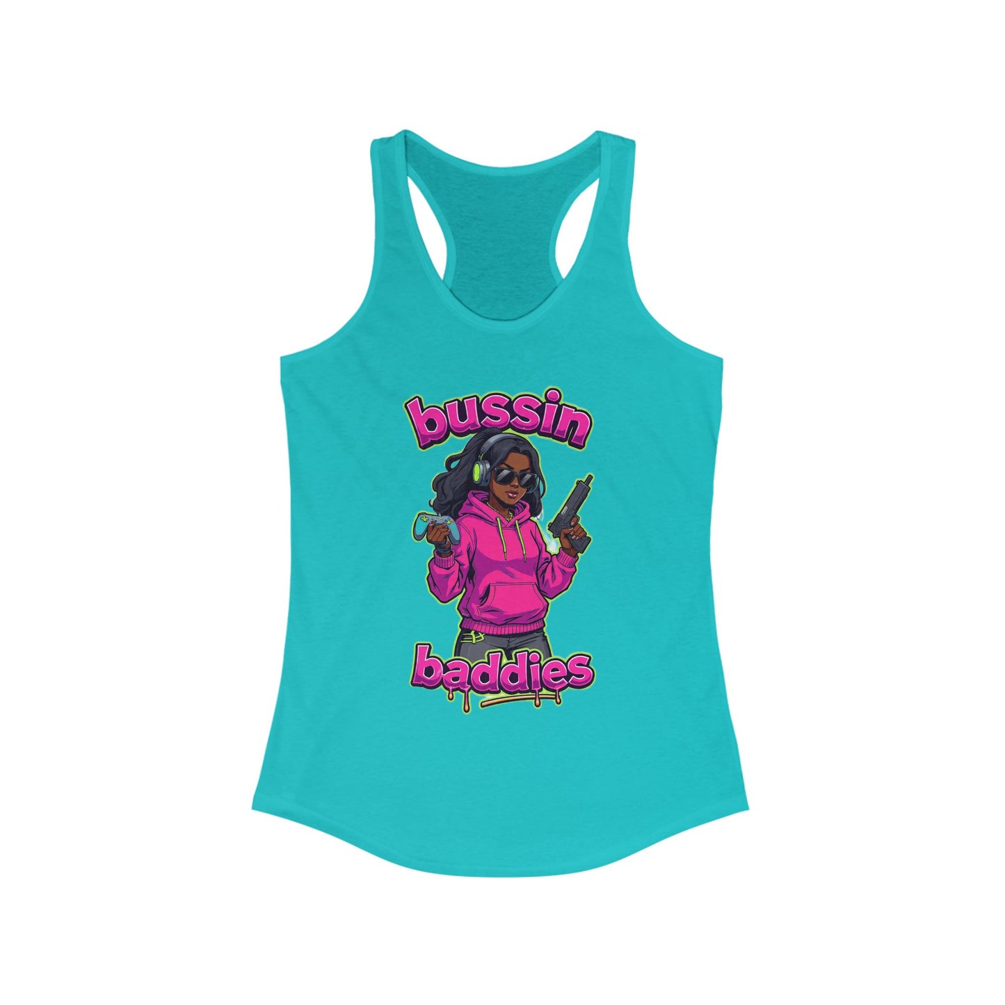 Bussin baddies Women's Ideal Racerback Tank