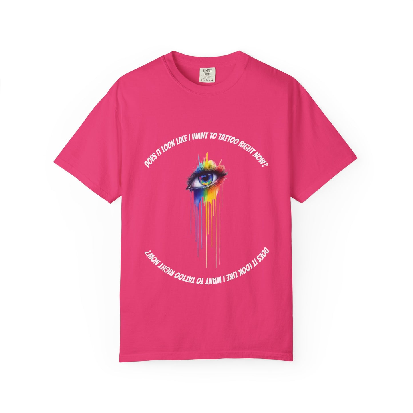 Vibrant Eye Art T-Shirt | Unisex Garment-Dyed Tee, Artistic Apparel, Colorful Fashion, Unique Gift, Everyday Wear