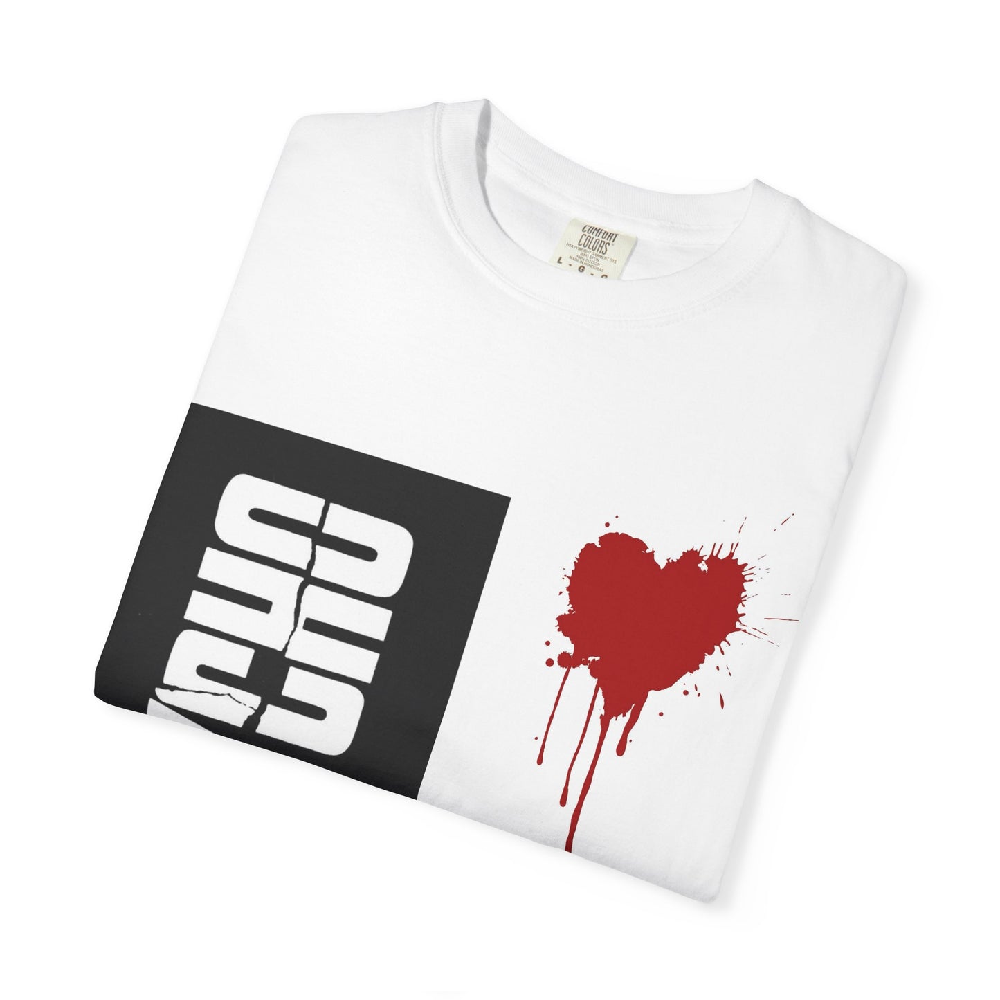 Psycho Heart Graphic T-shirt, Cool Unisex Tee, Casual Streetwear, Gift for Him or Her, Halloween Apparel, Edgy Fashion Statement