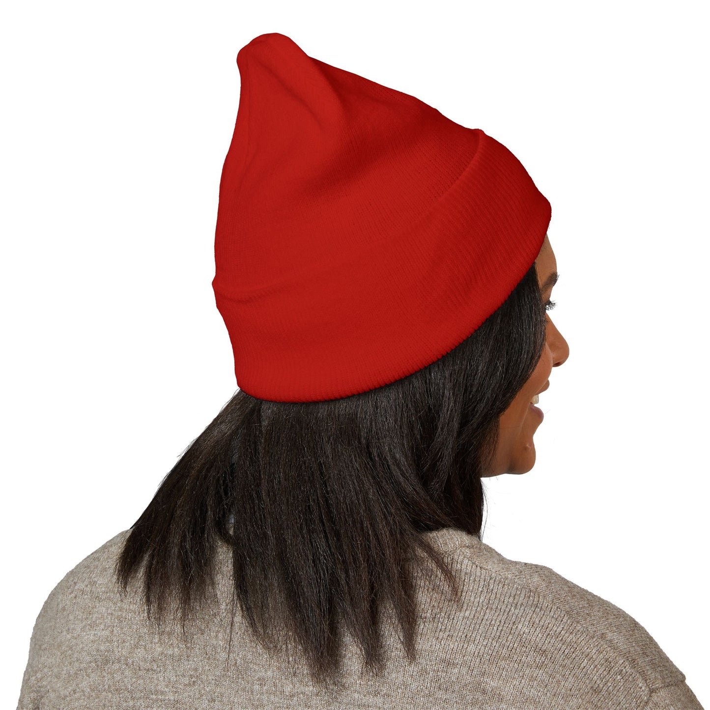 Stylish Cuffed Beanie - Embroidered Cozy Hat, Winter Accessory, Gifts for Her, Unisex Beanie, Perfect for Cold Days