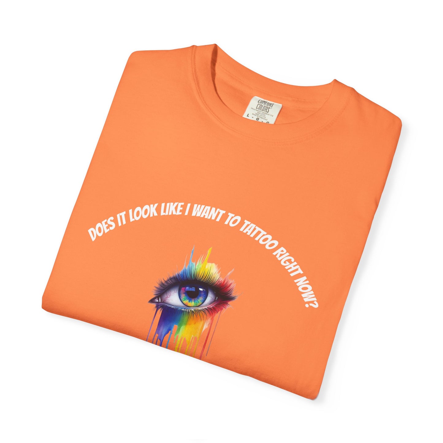 Vibrant Eye Art T-Shirt | Unisex Garment-Dyed Tee, Artistic Apparel, Colorful Fashion, Unique Gift, Everyday Wear