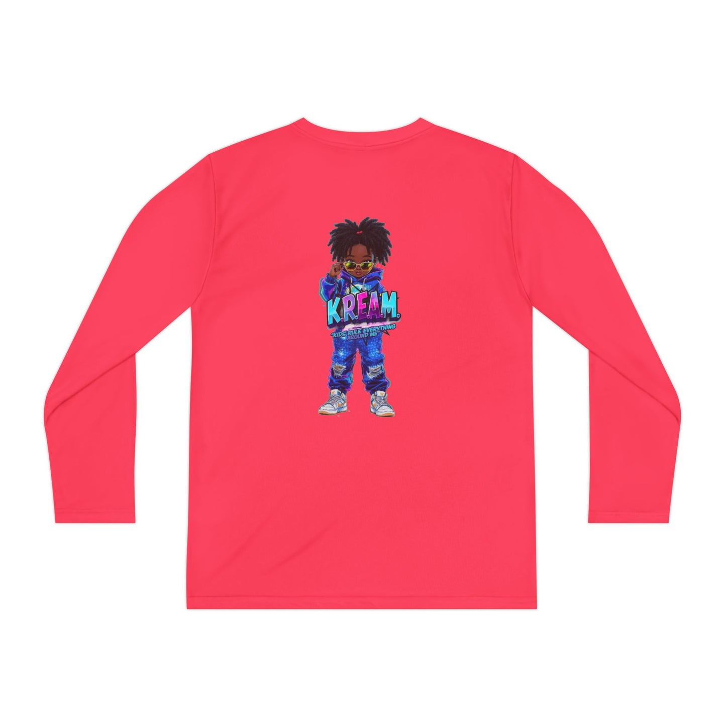 Youth Long Sleeve Tee for Trendy Kids, Cool Graphic Tee, Perfect for Birthdays, Playdates, School Events, Unique Gift Idea