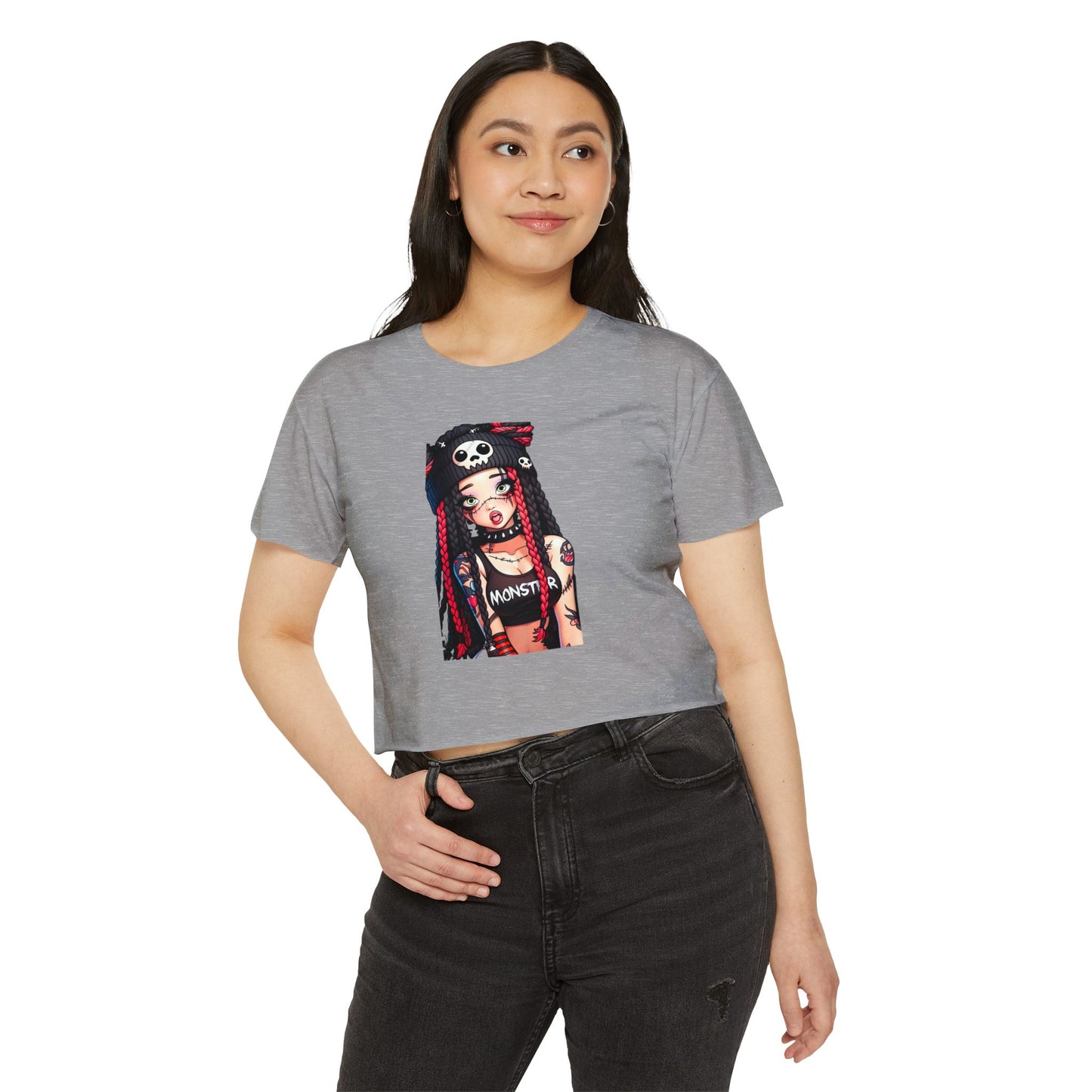 Vibrant Women's Festival Crop Top - Statement Tee for Music Lovers, Perfect for Summer Events, Concerts, Parties, Casual Outings