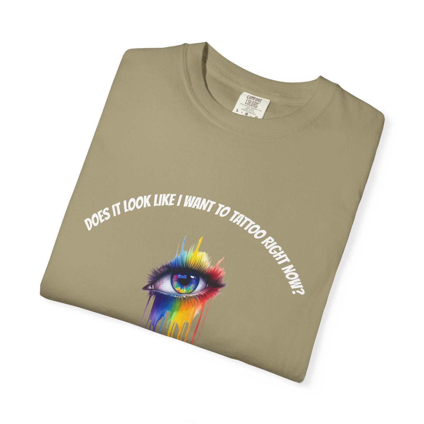 Vibrant Eye Art T-Shirt | Unisex Garment-Dyed Tee, Artistic Apparel, Colorful Fashion, Unique Gift, Everyday Wear