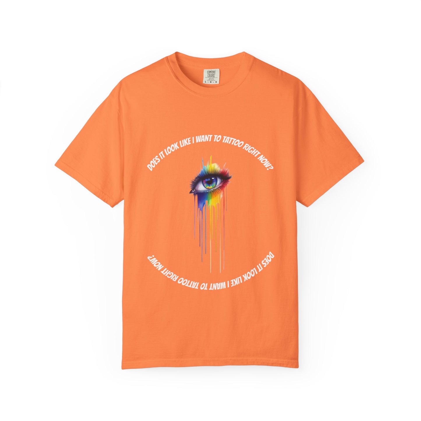 Vibrant Eye Art T-Shirt | Unisex Garment-Dyed Tee, Artistic Apparel, Colorful Fashion, Unique Gift, Everyday Wear