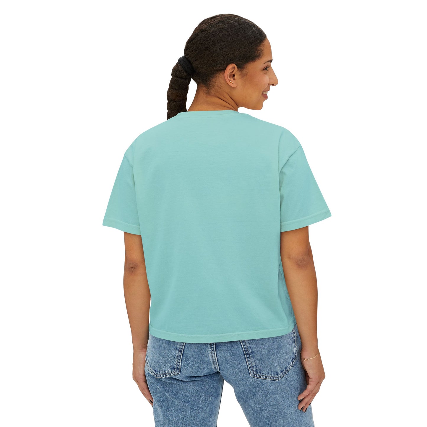 Empowered CEO Women's Boxy Tee, Casual Outfit, Gift for Graduates, Entrepreneur Shirt, Business Apparel, Motivational Top