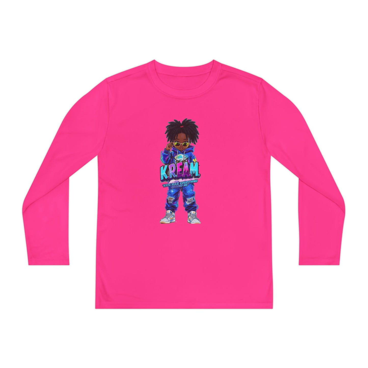Youth Long Sleeve Tee for Trendy Kids, Cool Graphic Tee, Perfect for Birthdays, Playdates, School Events, Unique Gift Idea