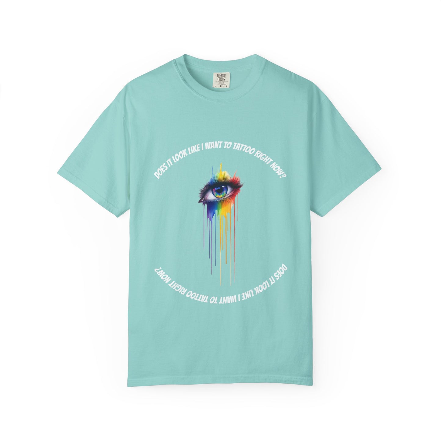 Vibrant Eye Art T-Shirt | Unisex Garment-Dyed Tee, Artistic Apparel, Colorful Fashion, Unique Gift, Everyday Wear