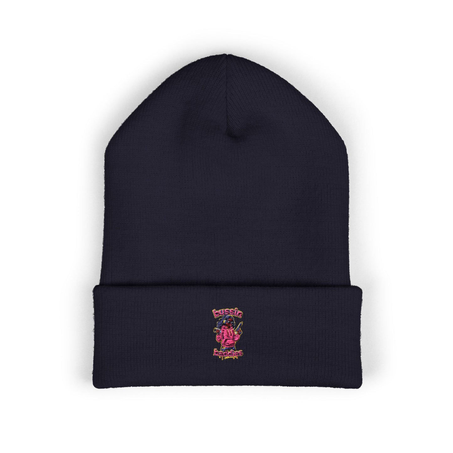 Stylish Cuffed Beanie - Embroidered Cozy Hat, Winter Accessory, Gifts for Her, Unisex Beanie, Perfect for Cold Days