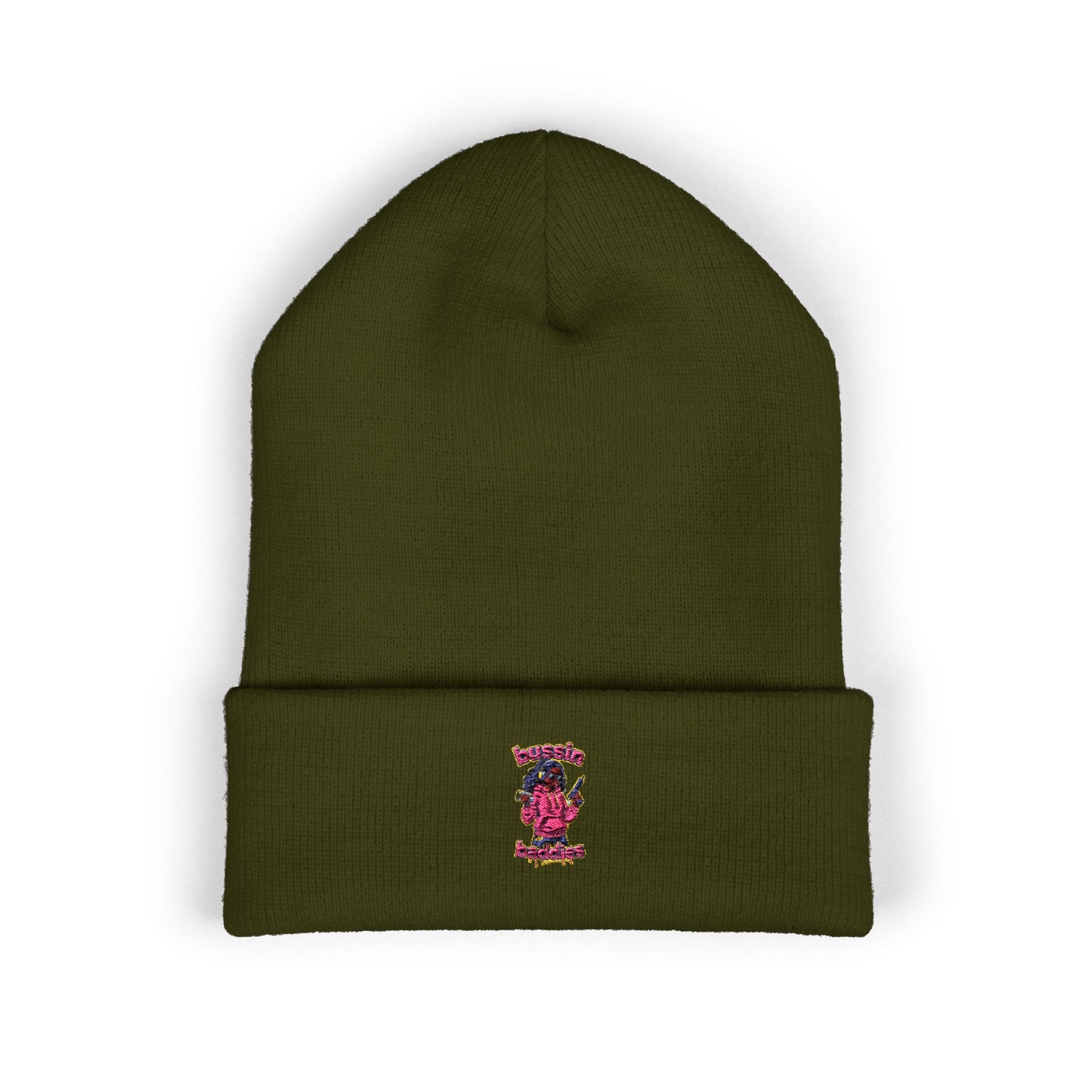 Stylish Cuffed Beanie - Embroidered Cozy Hat, Winter Accessory, Gifts for Her, Unisex Beanie, Perfect for Cold Days